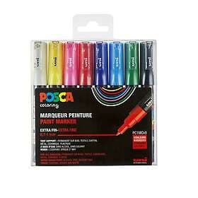 Posca PC-1M 8-set