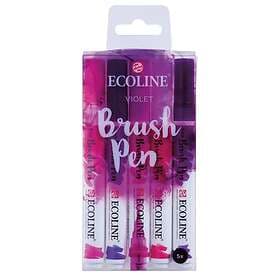 Ecoline Brush Pen Violet 5-set