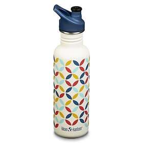 Klean Kanteen Classic Sport Cap Drickflaska Retro Dot 27 oz (800ml)