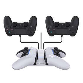 Raptor Laddare för Handkontroller, Dual PS4/PS5