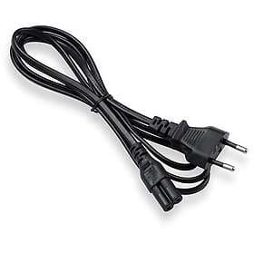 ON Euro 2-pin power cable 1.5m black