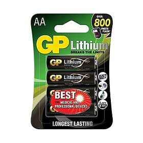 GP Batteries AA batteri Litium 1.5V, 15LF-2U4, 4-pack