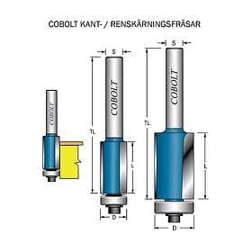 Cobolt Kantfräs D=13l=51 TL=110