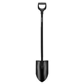 Fiskars Ergonomic Pro 1066707 Spade spetsig, svart