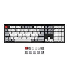 Keychron Q3/Q4/Q6/K8 PBT Keycap set ISO Nordic Retro