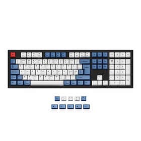 Keychron Q3/Q4/Q6/K8 PBT Keycap set ISO Nordic Modern Blue