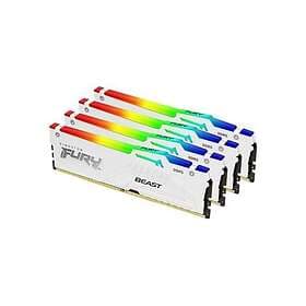 Kingston FURY Beast White RGB DDR5-5200MHz 4x32GB (KF552C40BWAK4-128)