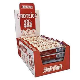 Nutrisport 33% Protein 44gr Protein Bars Box White Choco&berries 24 Units Flerfä