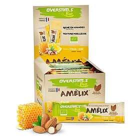 Overstims Amelix Bio 25g 30 Units Orange Energy Bars Box Flerfärgad