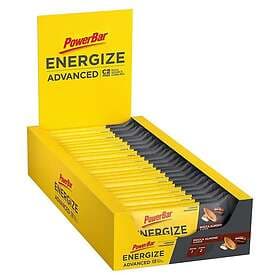 PowerBar Energize Advanced 55g 15 Units Mocha Almond Energy Bars Box Grönt,Gul