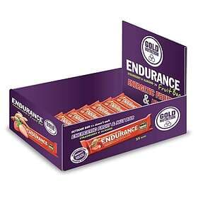 Gold Nutrition Endurance Fruit 40g 15 Units Strawberry And Almond Röd