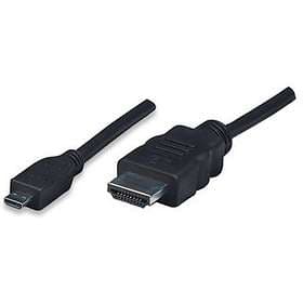 Manhattan Shielded HDMI - HDMI Micro High Speed with Ethernet 2m