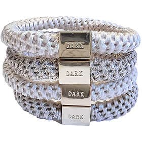 Dark Fat Hair Ties 4 pk Combo Neutrals