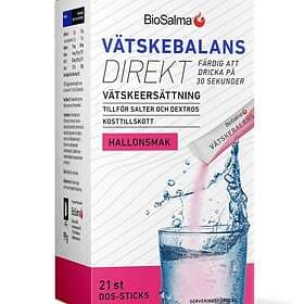 Biosalma Vätskebalans Direkt Hallon 21 sticks