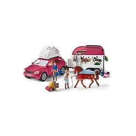 Schleich Horse Adventures Club Car 42535 - med Trailer bil