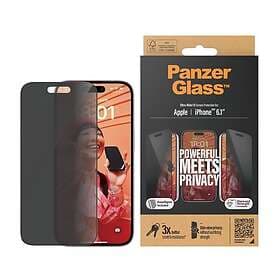 PanzerGlass™ Ultra-Wide Fit Privacy Screen Protector EasyAligner for iPhone 15