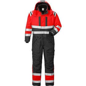 Fristads Vinteroverall Kl 3 Red/Svart XL