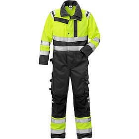 Fristads Overall Varsel Kl 3 Gul/Svart 2XL