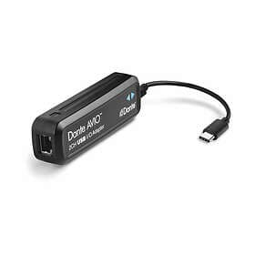 Avio Audinate Dante USB-C IO ADAPTER 2X2