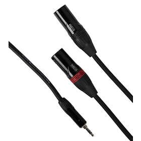 Pulse 3.5 mm TRS male- 2 x XLR male 3m Audiocable