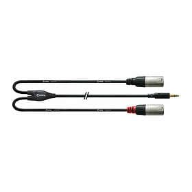 Cordial CFY 1.8 WMM 3.5mm minitele stereo 2 x XLR Male, 1.8m