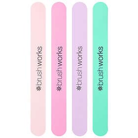 Brushworks Pastel Coloured Nail Files 4 st