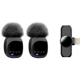 Lippa Pro Wireless Lavalier Microphone x2 med Lightning