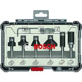 Bosch Frässtålset HM Kant & profilfräsar 1/4'' 6 delar