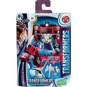 Deluxe Transformers Earthspark Optimus Prime Figur