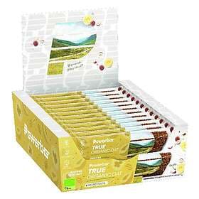 PowerBar True Organic Oat Banana Hazelnut 40g Energy Bars Box 16 Units Gul