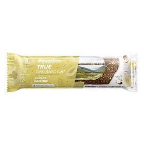 PowerBar True Organic Oat Banana Hazelnut 40g Energy Bar Gul