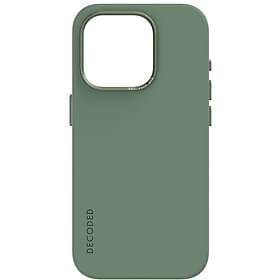 Decoded AntiMicrobial Silicone Back Cover (iPhone 15 Pro) Svart