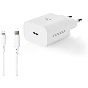 Nedis USB-C Wall Charger Lightning Cable 1 meter