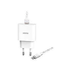 Unisynk 20W Slim Charger USB-C to Lightning Cable