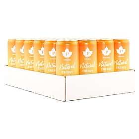 Pureness Natural Energy Drink, Orange Lemonade, 24-pack