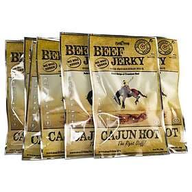 Beef Jerky Snacks , Cajun Hot, 10-pack