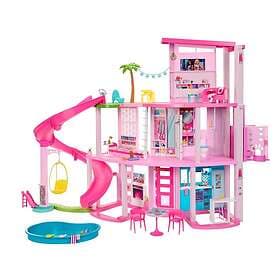 Barbie  Dreamhouse 75+ Pieces and 3-Story Slide (HMX10)