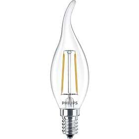 Philips CorePro LED Kerte 2W E14 827 BA35 klar 250 lumen, vindby