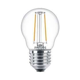 Philips CorePro LED Krone 2W 827 E27 P45 klar 250 lumen