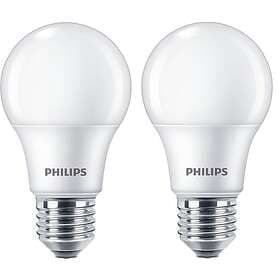 Philips LED Standard 8W 827 806 lumen E27 A60 matt 2-pack