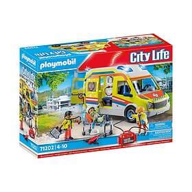 Playmobil City Life 71202 Ambulance med lys og lyd