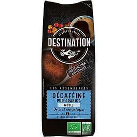 Destination Organic Décaféiné Caffeine Free bryggmalet kaffe 250g