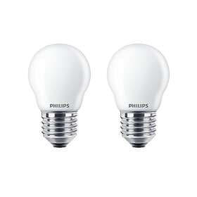 Philips LED Lustre 470lm 2700K E27 4.3W 2-pack