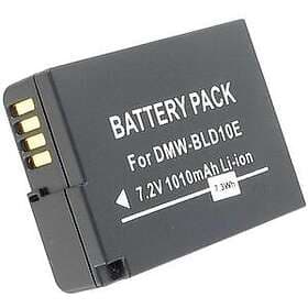 Batteriexperten Kompatibelt med Panasonic Lumix DMC-GF2KW, 7.2V (7.4V), 1010 mAh