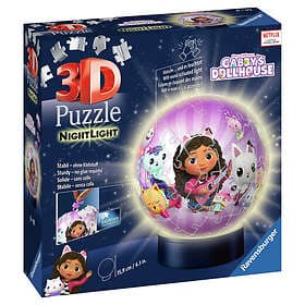 Ravensburger 3D Pussel Gabby's Dollhouse med nattlampa 74 Bitar