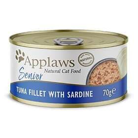 Applaws Senior 24 x Wet Cat Food 70g Tuna sardines