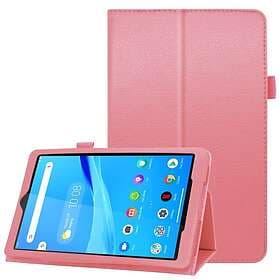 Inskal Lenovo Tab M8 (2nd Gen.) 8" Litchi Leather Case m. Stand & Magnetic Lock Pink