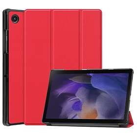 Inskal Samsung Galaxy Tab A8 10.5" Tri-Fold Fodral Röd