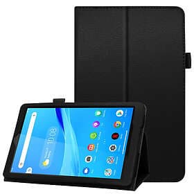 Inskal Lenovo Tab M8 (2nd Gen.) 8" Litchi Leather Case with Stand Function & Magnetic Lock Svart