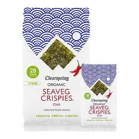 Clearspring Seaveg Crispies Chilli Eko 1 Förpackningar